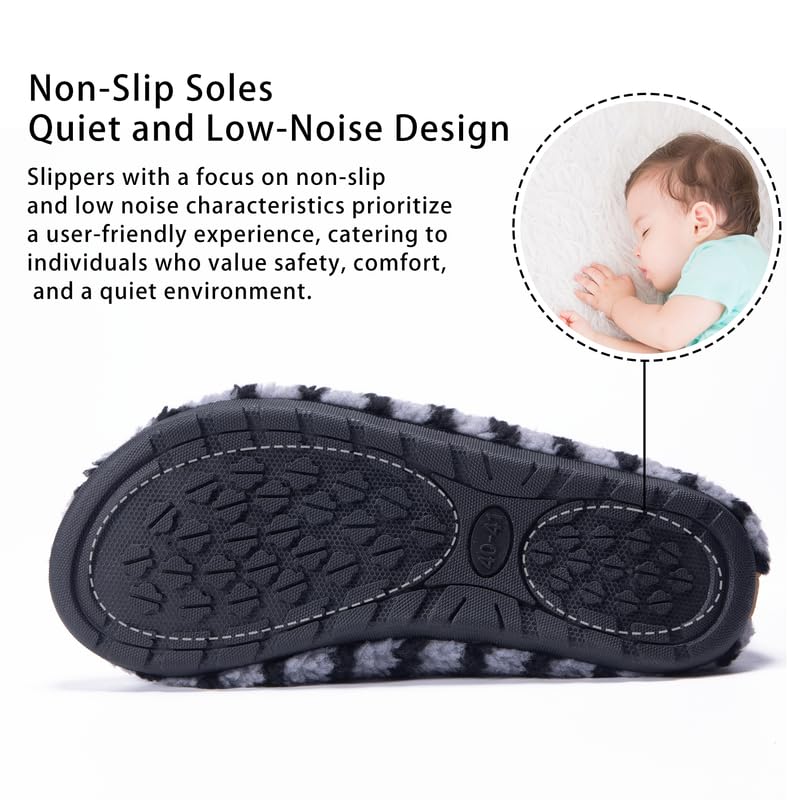 House Slippers for Women Men Travel Slippers Socks Non Slip Barefoot Indoor Bedroom Shoes 5