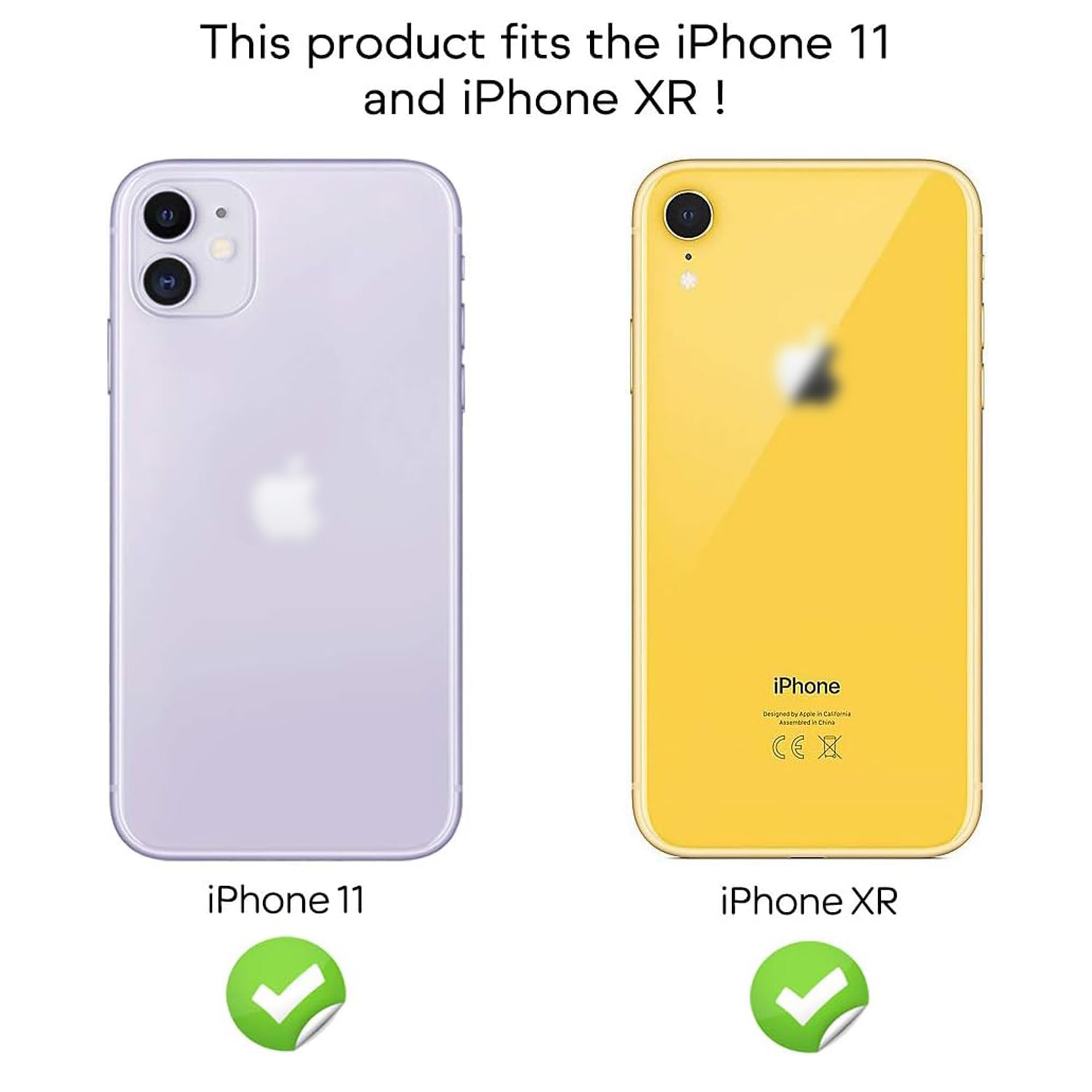 NALIA Vetro Temperato Per IPhone 11 / IPhone XR – 2 Pezzi, Pellicola 9H, 0.3mm, Anti-impronta, Con Kit Applicazione