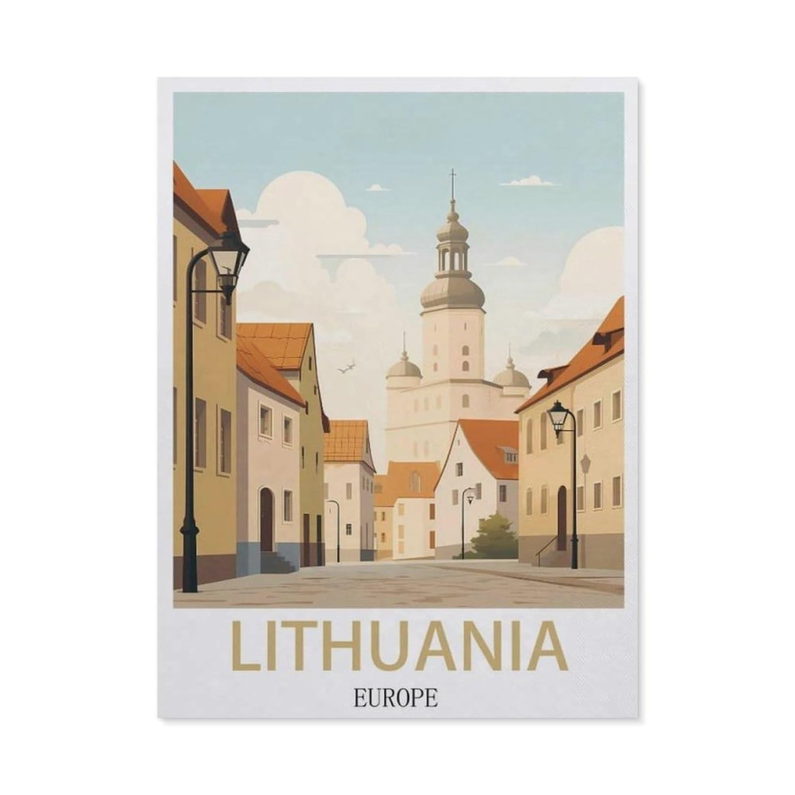 Metal Signs，Lithuania(30x40cm）