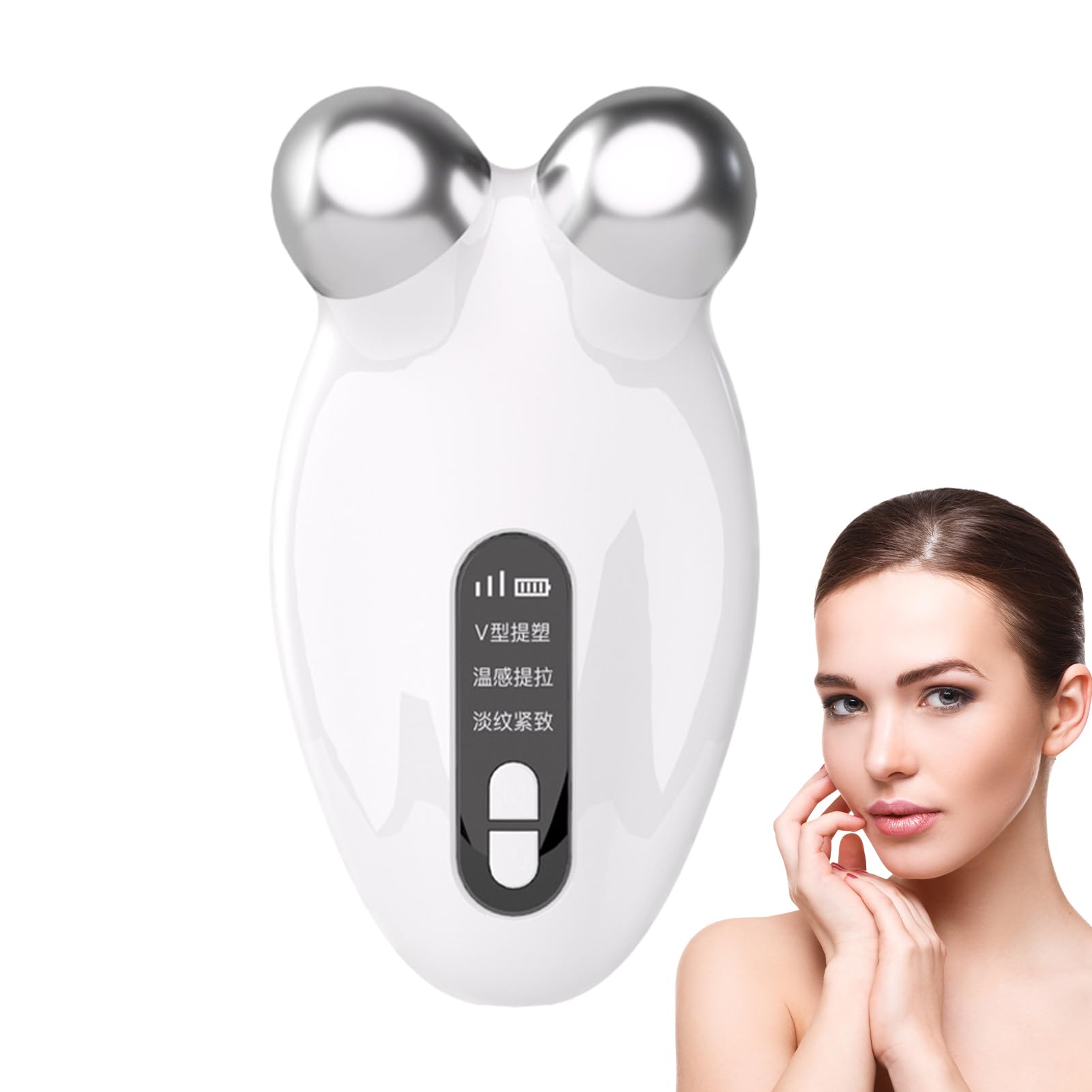 Dispositivo viso microcurrent | Dispositivo di sollevamento del viso – Dispositivo per rassodare e rassodare la pelle, strumenti di bellezza per sollevare e rassodare la pelle cascante per donne Maxal