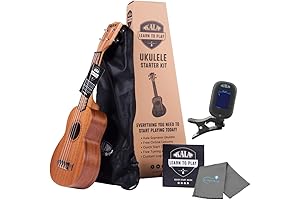 Kala Ukelele Learn to Play Complete Starter Kit for Beginners, Soprano