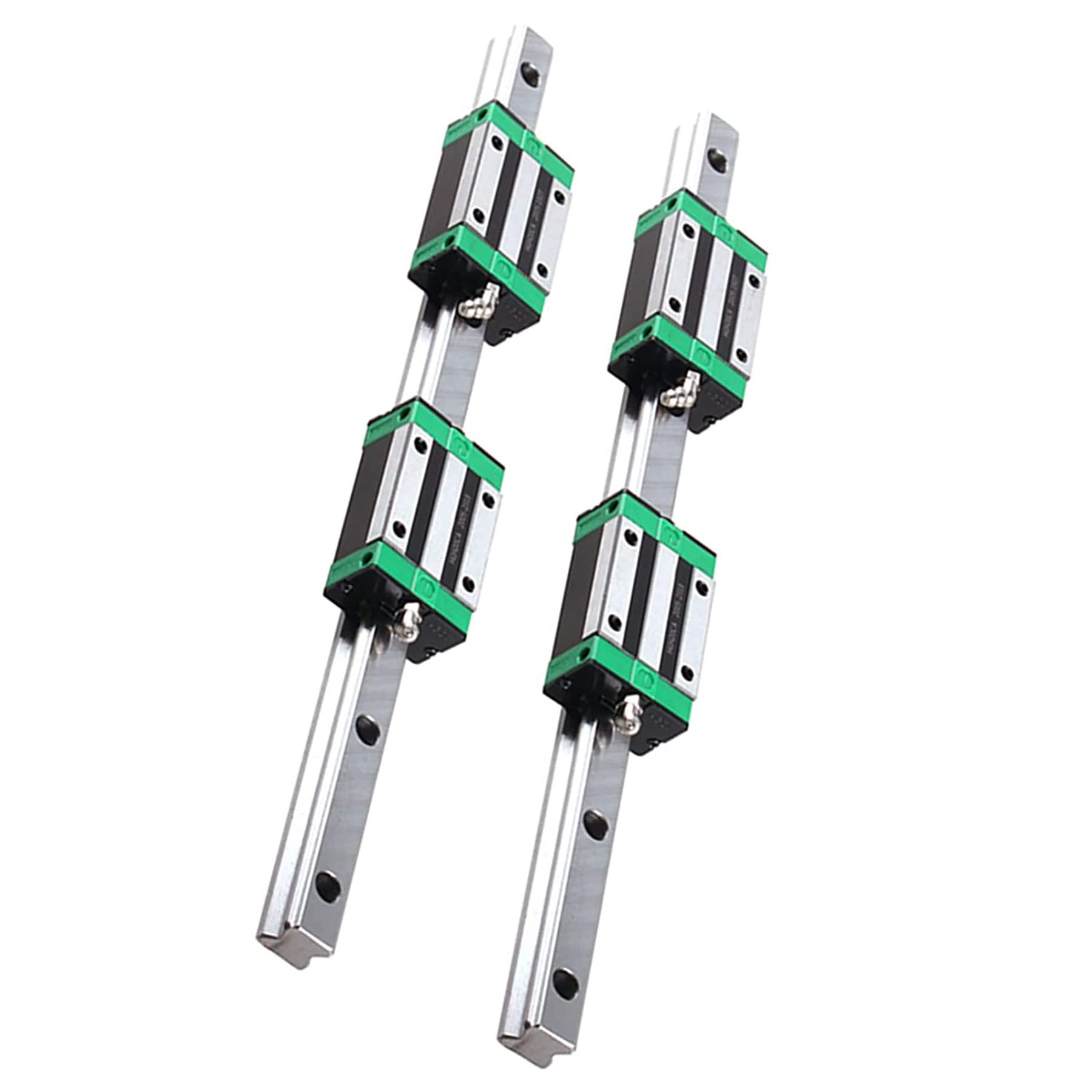 Guida lineare 2 pezzi HGR20 600 mm binario lineare con 4 blocchi scorrevoli HGH20CA per stampanti 3D, macchina CNC, dispositivi elettrici, macchine mediche