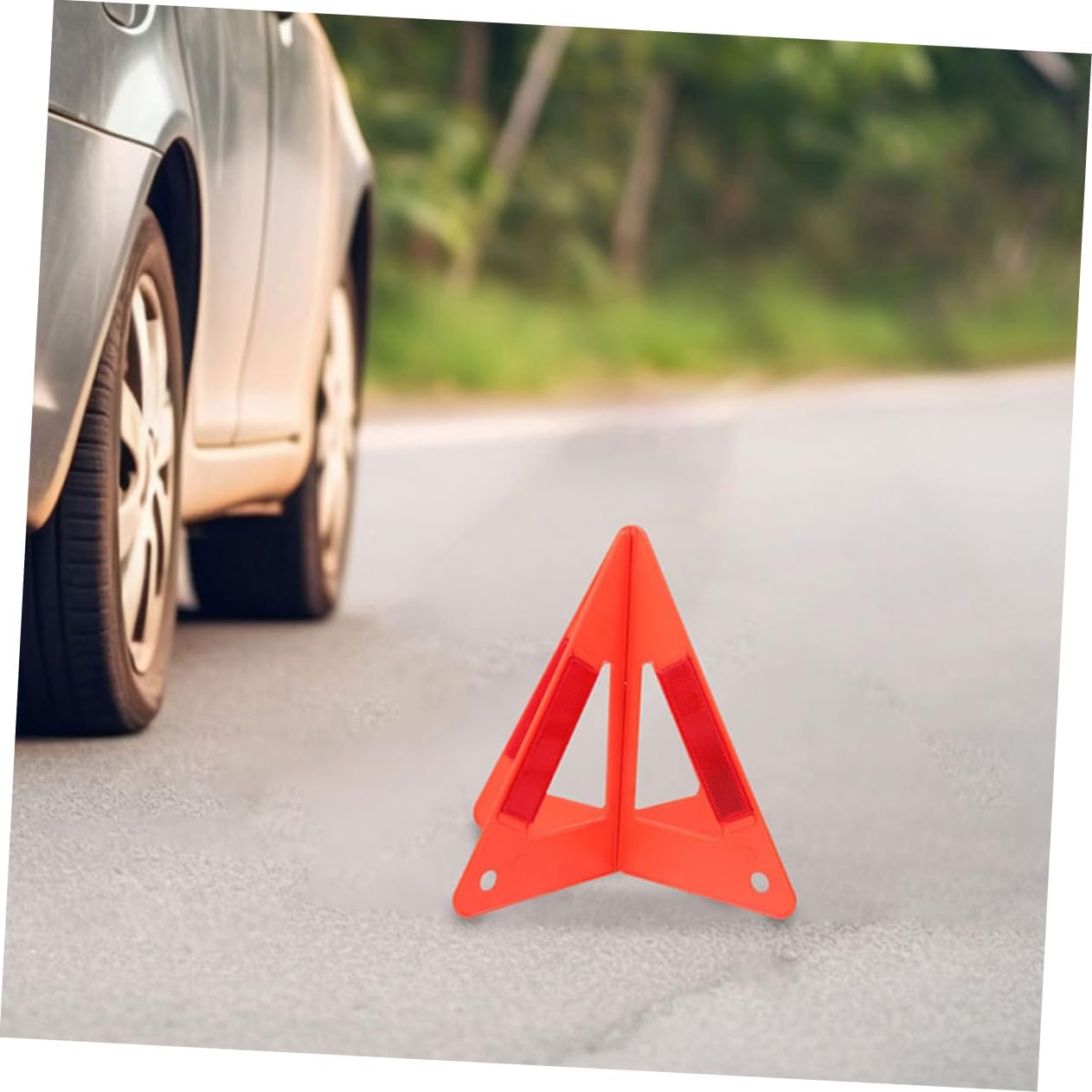 5pcs Car Safety Triangle Warning Rack Reflective Emergency Sign Roadside Safety Automotive Breakdown Kit