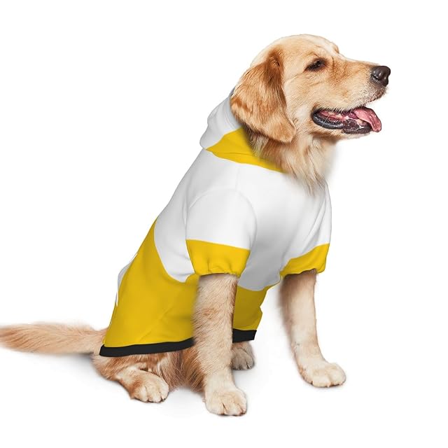 Foto 2 de 8 de The Silesian Flag - Sudadera con capucha para perros medianos y grandes, elegante sudadera para mascotas…