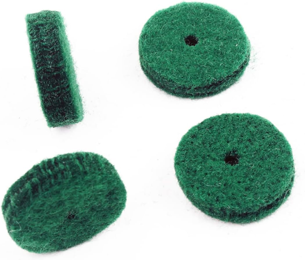 Toyvian 270pcs Green Piano Felt Washers Repair Parts for Piano Keyboard Balance Essential Accessories for Key Leveling and Maintenance