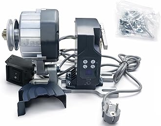 Jasol Sewing Machine Servo Motor for Industrial Machine Heavy Duty Power Saving Electronic Servo Motor (500W), Blue