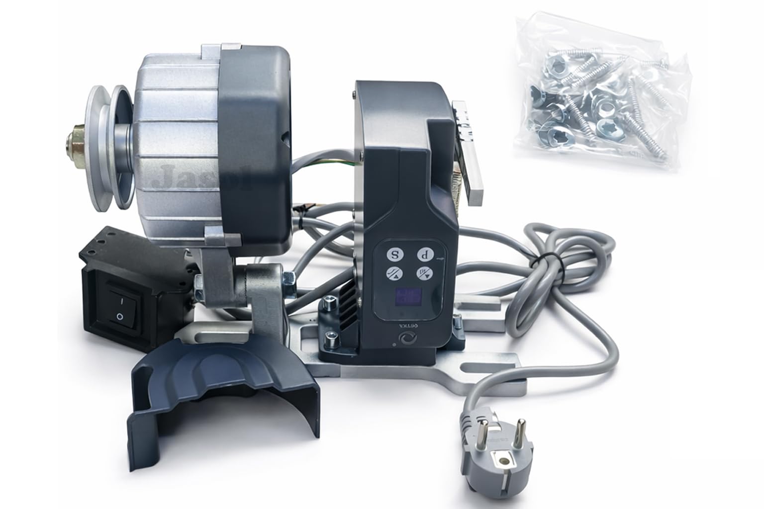 Jasol Sewing Machine Servo Motor for Industrial Machine Heavy Duty Power Saving Electronic Servo Motor (500W), Blue