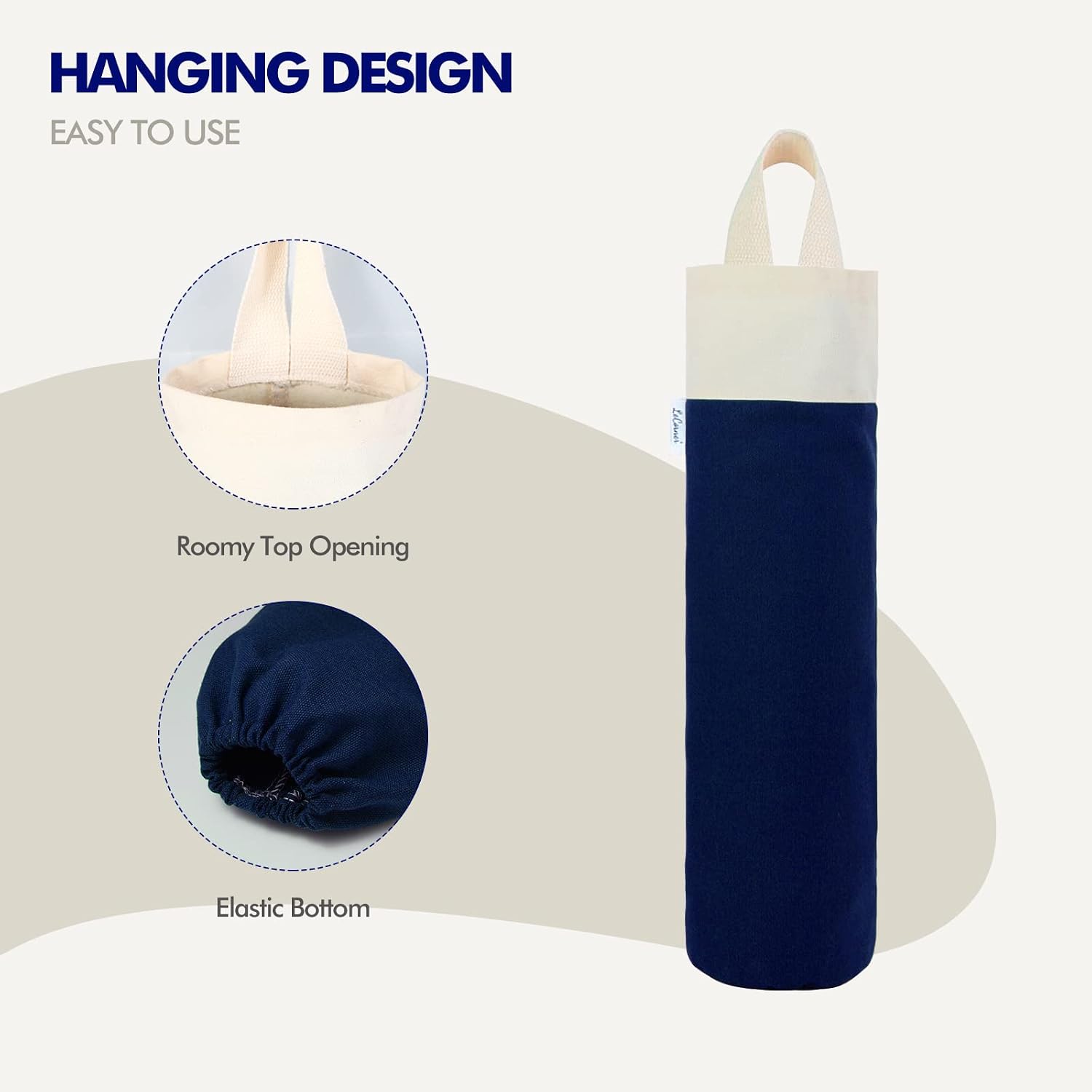 Plastic Bag Holder, Wall Mount Grocery Bag Holder for Plastic Bags image 5