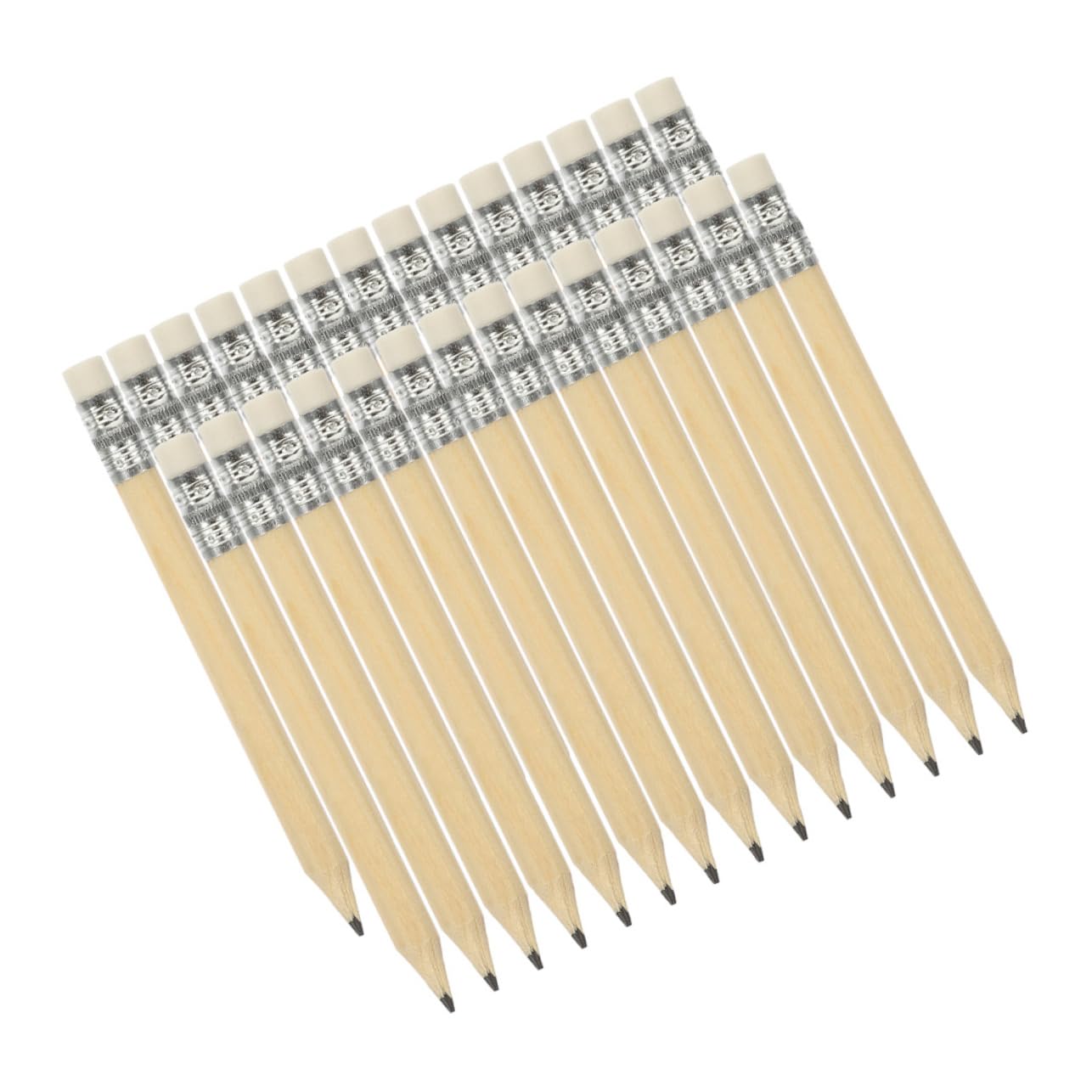 DOITOOL 3 Sätze Mini Bleistifte Mit Radiergummi Kurze Holzbleistifte Für Zeichnungen Golf Und Kreative Projekte Leicht Ergonomisch Für Künstler 100 Stück * 3