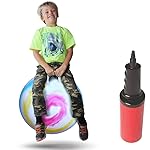 WALIKI Hopper Ball Toy for Boys & Girls Ages 7 8 9 Years Old | Tie-Dye Jumping Ball | Hippity Hop | Fun Birthday Gift | 20
