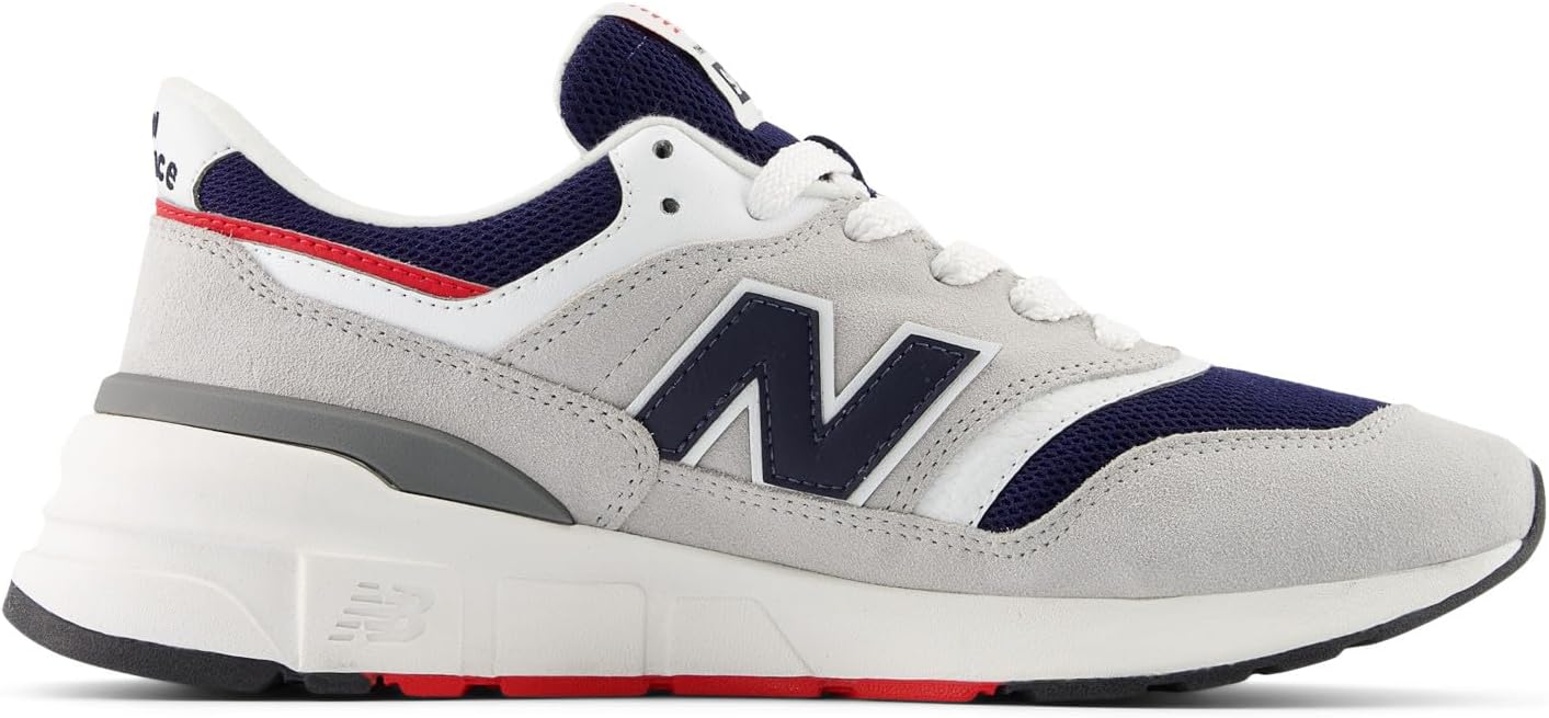 New Balance Classics 997R - Unisex Sneakers - Suede Upper - CUSH+ Insole - Cotton Lining - Rubber Outsole Brighton Grey/Team Navy US Men's 6.5, Women's 8 D - Medium - Image 7