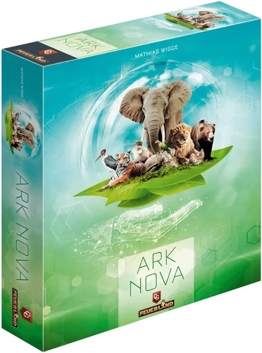 Capstone Games Ark Nova Strategy Board Game for 1-4 Players, Card Drafting, Zoo Building, Hand Management Game with High Replayability | Ages 14+ | 90-150 Minute Play Time