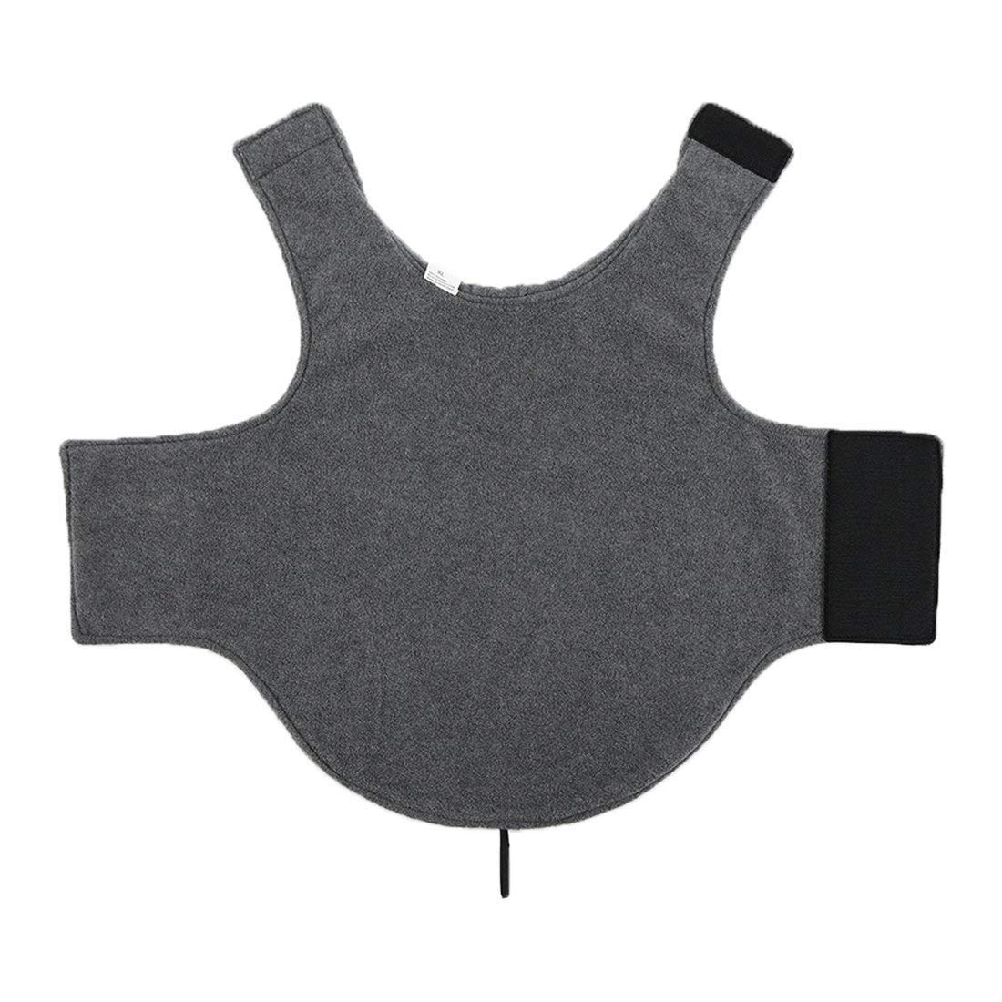 Ecent Cappottino Invernale Cane Cappotto Caldo Cane in Pile per Cani in Inverno (grigio, M)