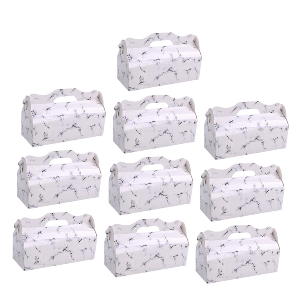 ABOOFAN Christmas Onsie 10pcs Roll Sandwich Container Christmas Party Favors Cupcakes Containers Cake Containers Cupcake Container Portable Cake Roll Cupcake Containers