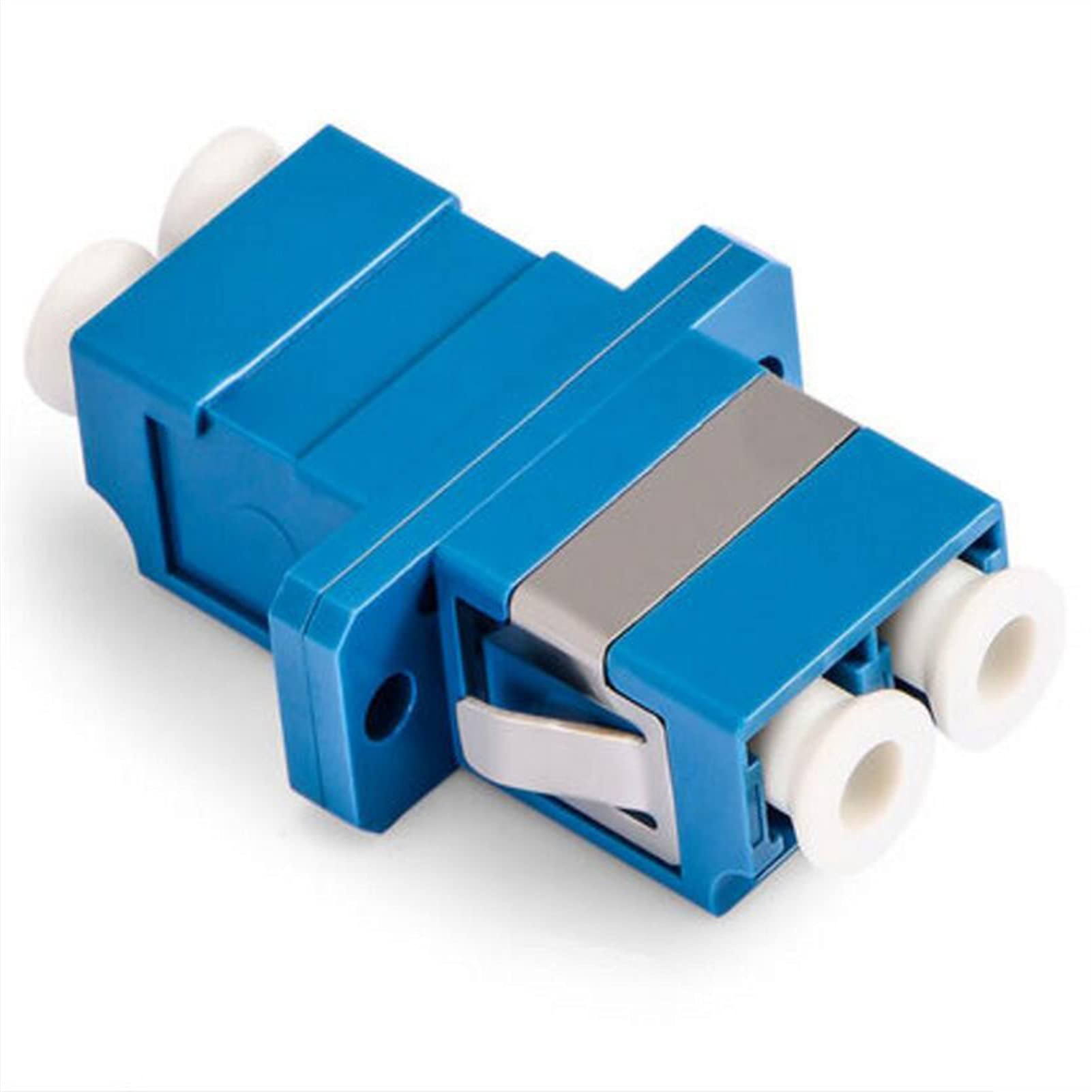 Accessoires de Fibre Optique 5 0PCS LC UPC Adaptateur de Fibre Optique en Plastique en Plastique Duplex Singlemode LC UPC Coupleur de Bride de Fibre Connecteur