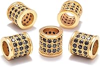 Vista 24 de AD Beads Pulsera de cuentas de zircón con tachuelas de strass