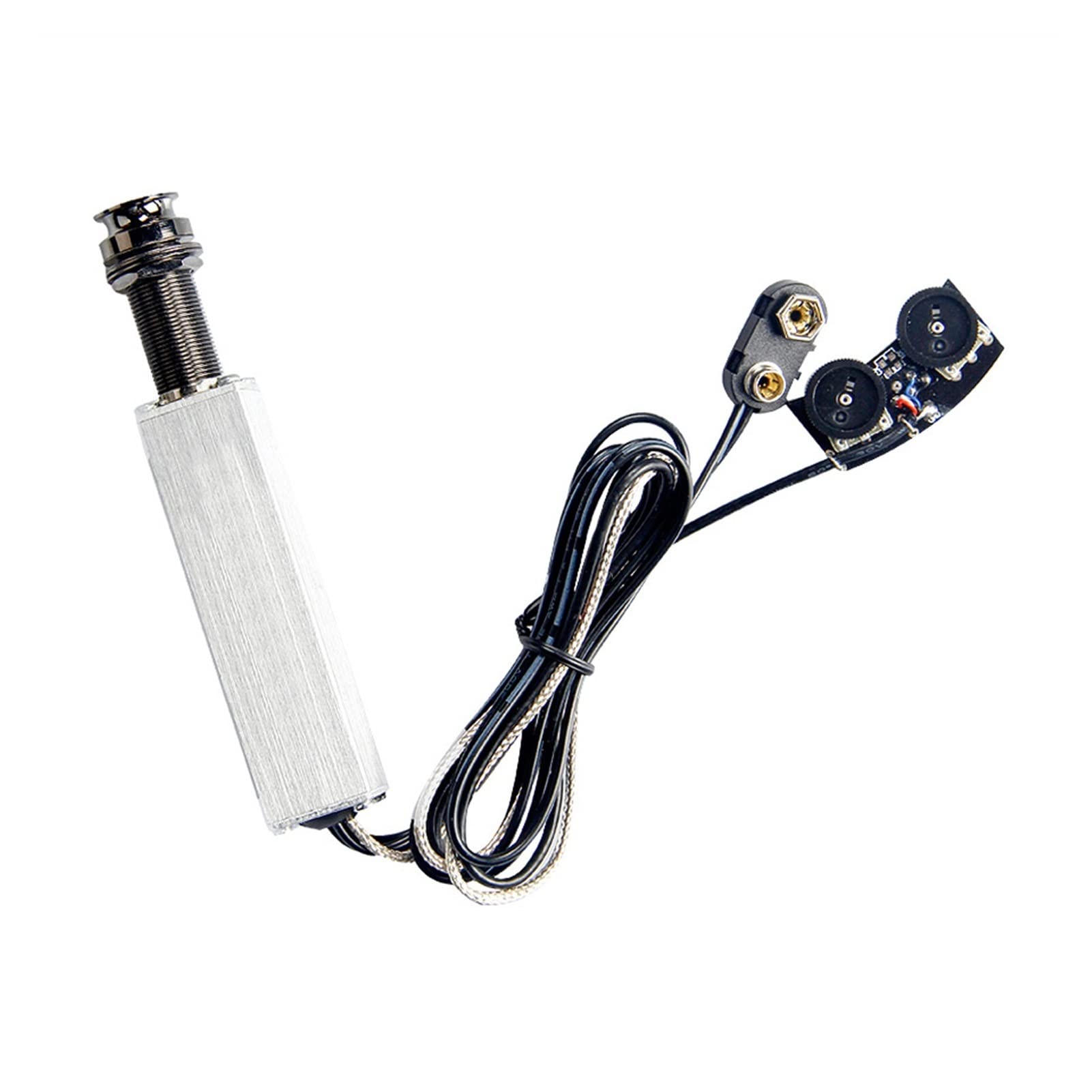 Sistema De Mezcla Profesional, Pastilla De Guitarra Clásica Popular Acústica con Placa De Micrófono, Función De Pastilla Pat, Soporte para Púas De Guitarra