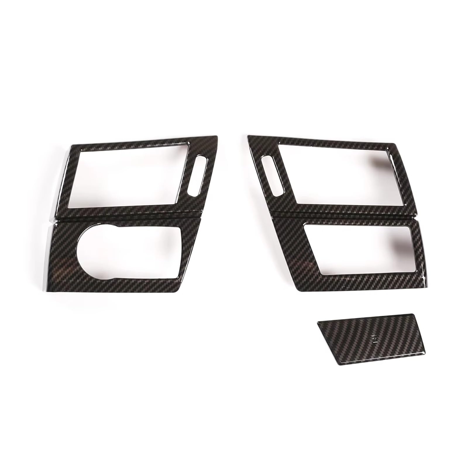 Auto Interior for BMW for X3 E83 2006-2010 Both Side Air Conditioning Vent Outlet Cover Stickers Decoration Accessories(Style A)
