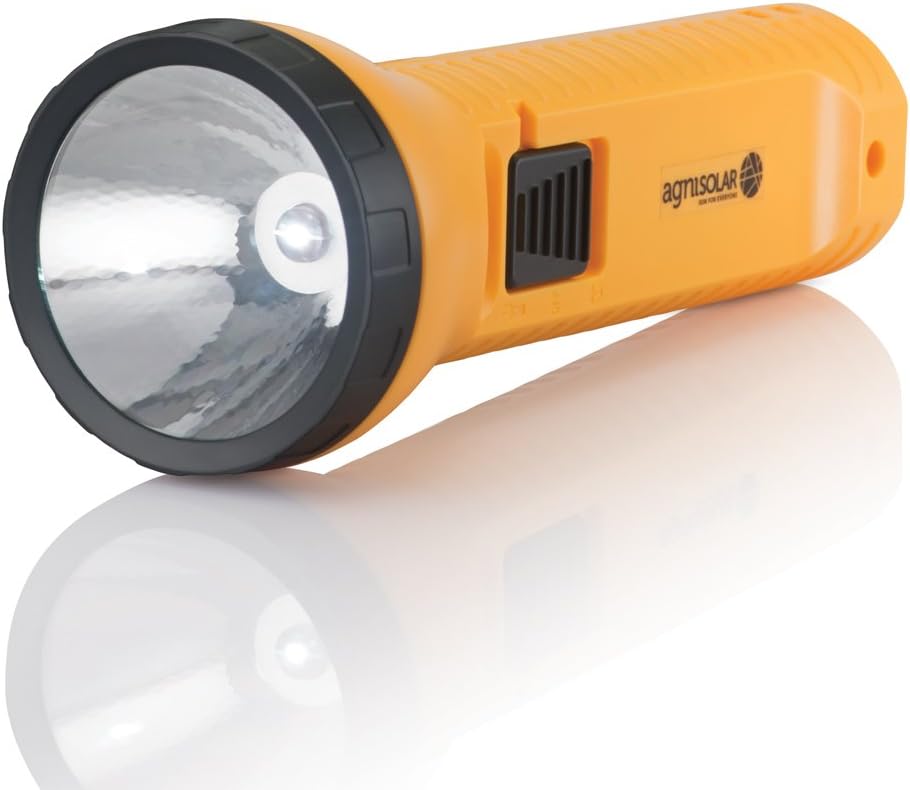 Torch 2: Solar Charging, Sustainable LED Power with Inbuilt Solar Panel, Lithium-Ion Battery, Micro USB Charging for Emergencies, Power Cuts, Camping, Hiking, and Outdoor Adventures