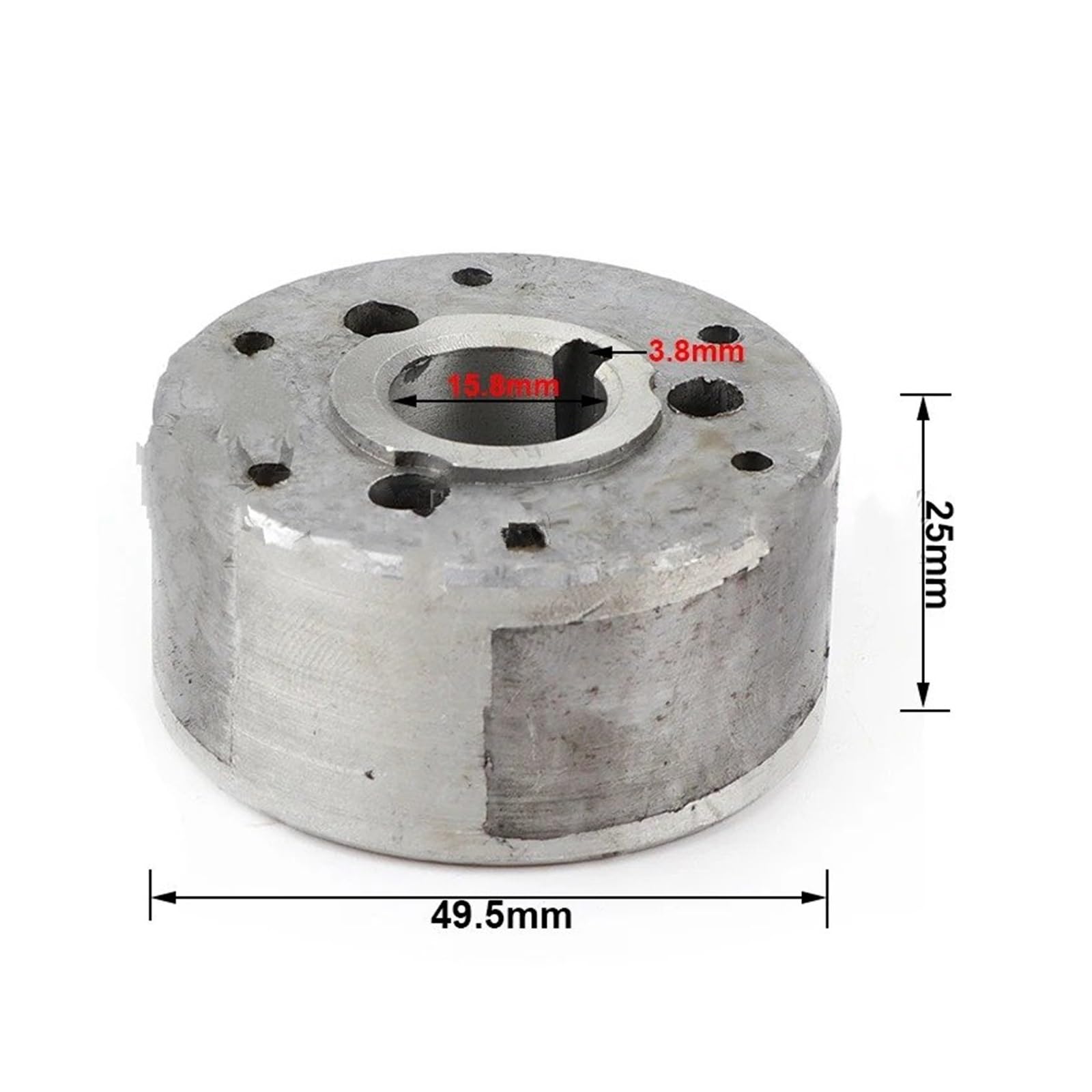 Motocicleta Bobina Encendido Kit Bobina Encendido Rotor Estator Magnético Rojo para Motocicleta para Scooter Kart ATV Cuatriciclo Piezas De Motor De 50/110/125/140/150 CC Encendido Bujía