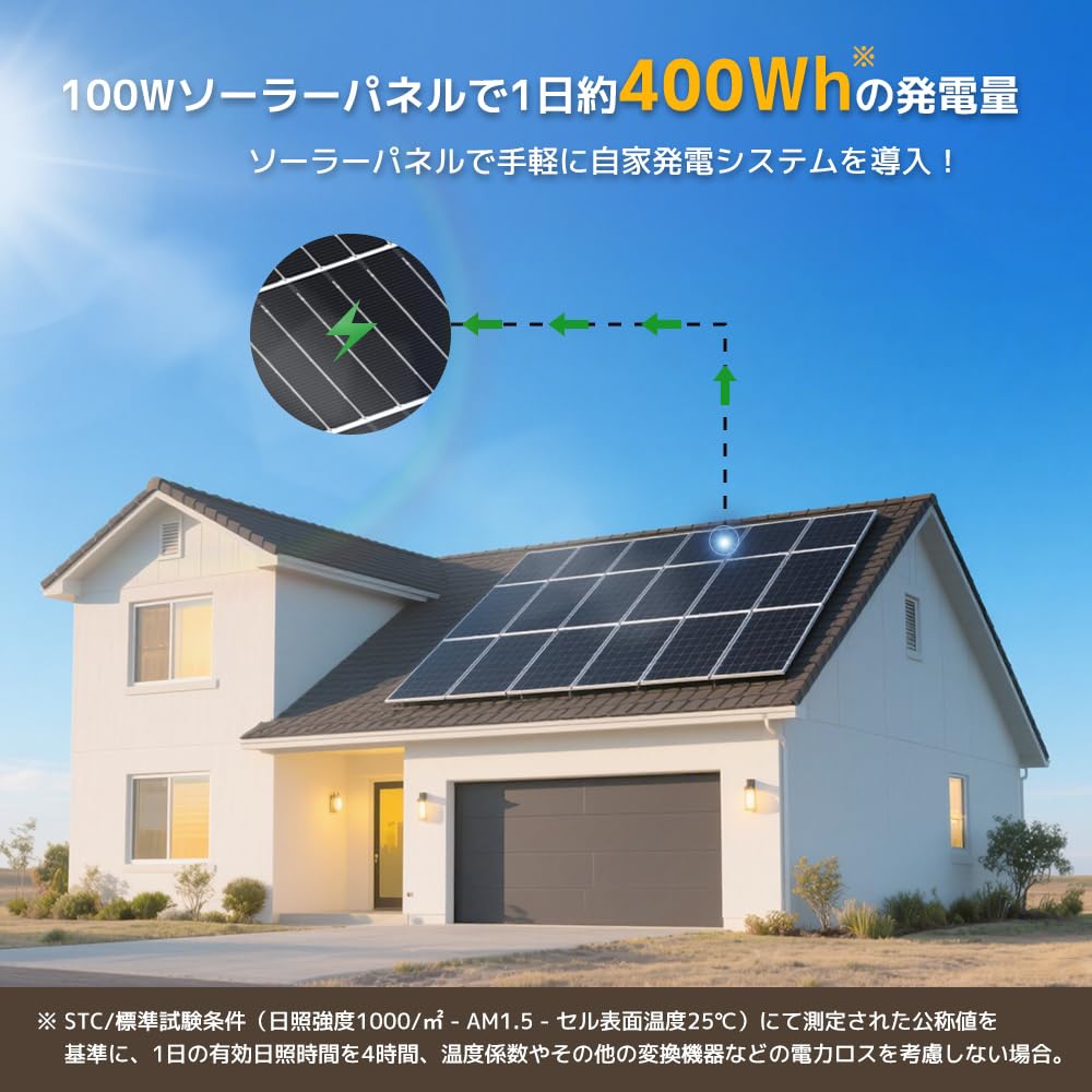 Amazon | 【IEC基準・TUV規格品】 LVYUAN 200W ソーラーパネル 100W×2