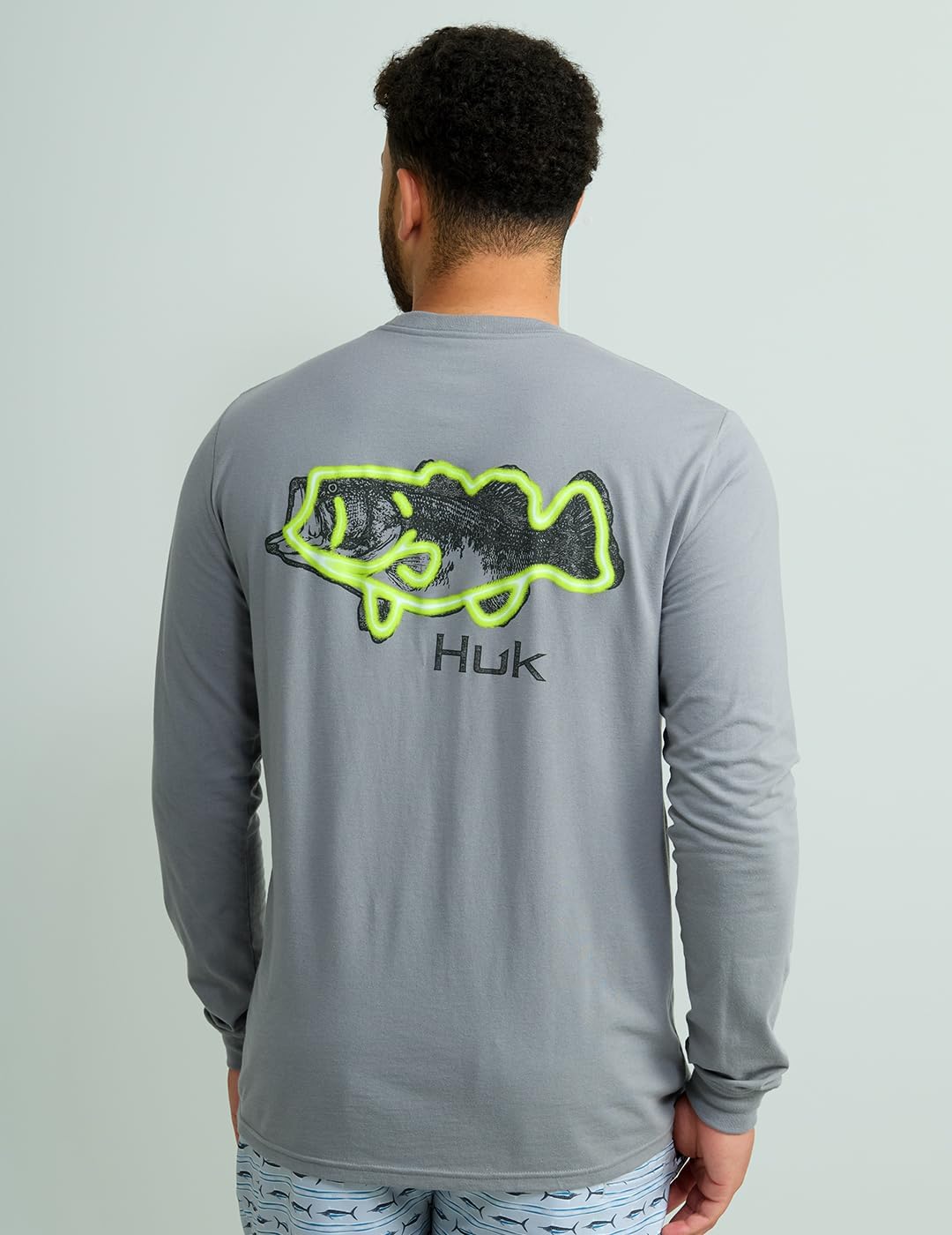 HUK Men's Long Sleeve Performance Tee, Fishing T-Shirt for Men