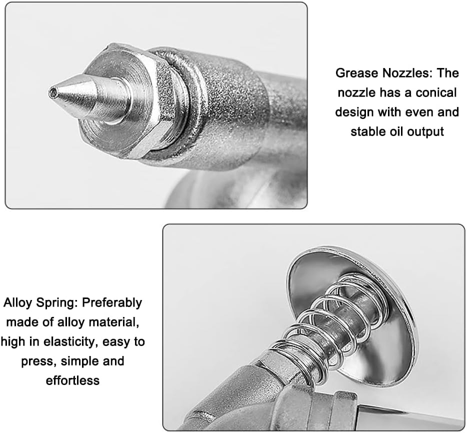 Manual Grease Filling Tool, 80CC Mini Grease with Angled Nozzle for Vehicle Maintenance and Machinery Repairs