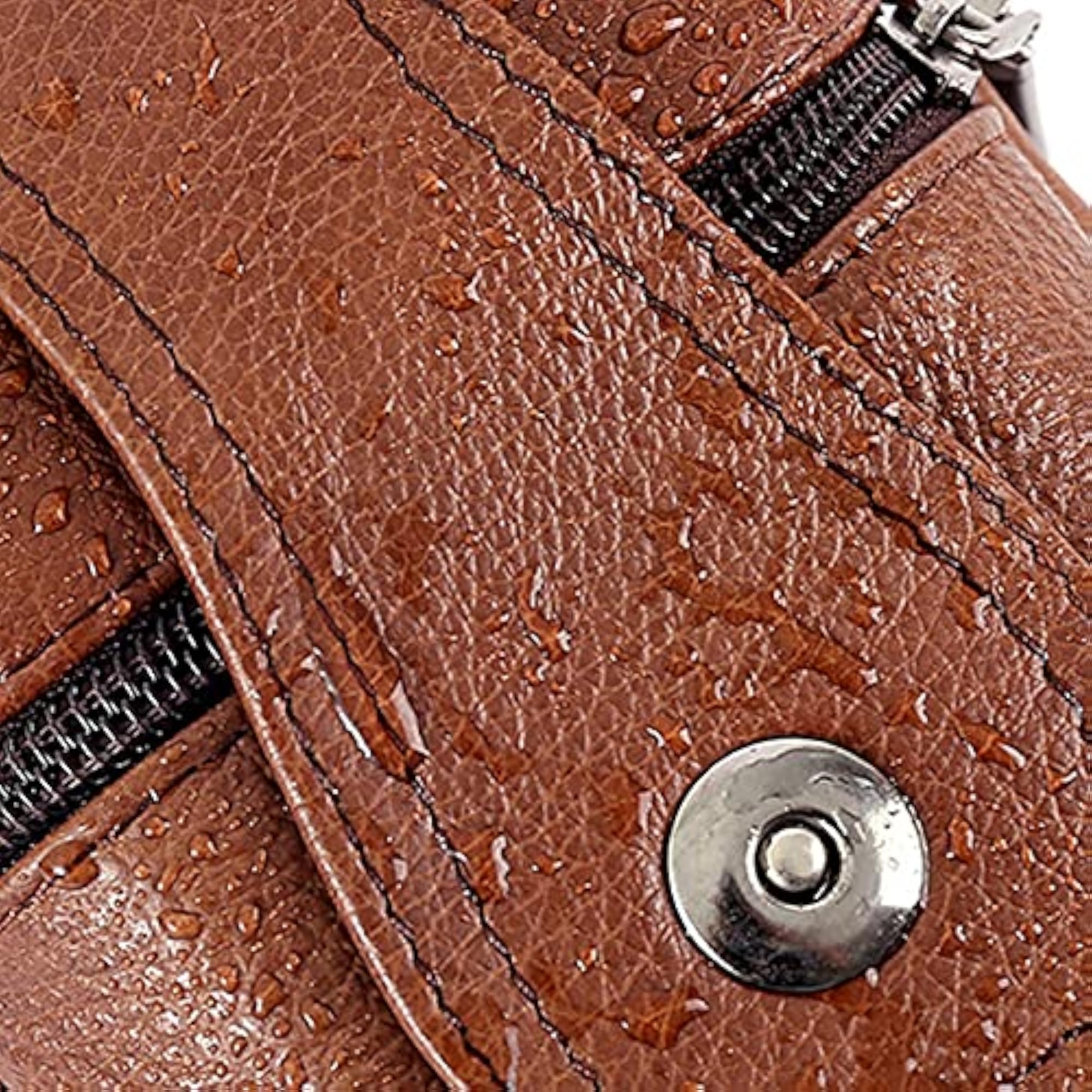 Men's Retro Genuine Leather Waist Bag