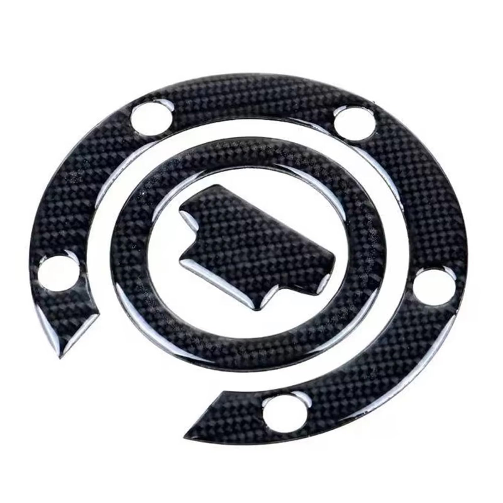 Sticker Serbatoio Moto Adesivo Decalcomania Coperchio Tappo Carburante Per Yamaha Per MT07 | Adesivo Decalcomania Copri Tappo Serbatoio Moto 3D Carbon Look