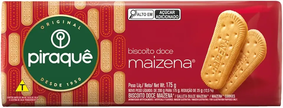 Biscoito Maizena Piraquê 175g
