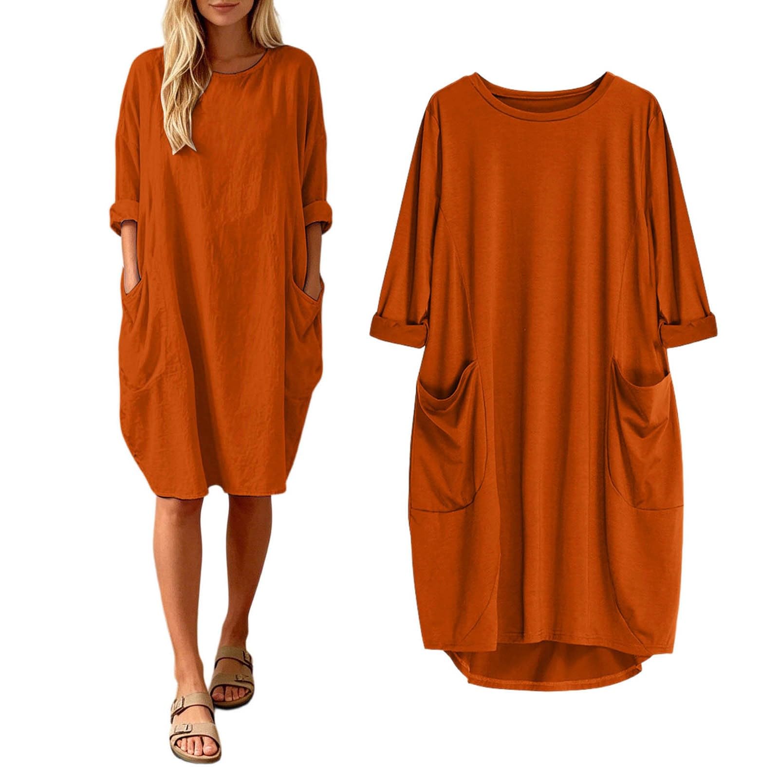 Robe ample grande taille fini les complexes avec cette coupe midi chic