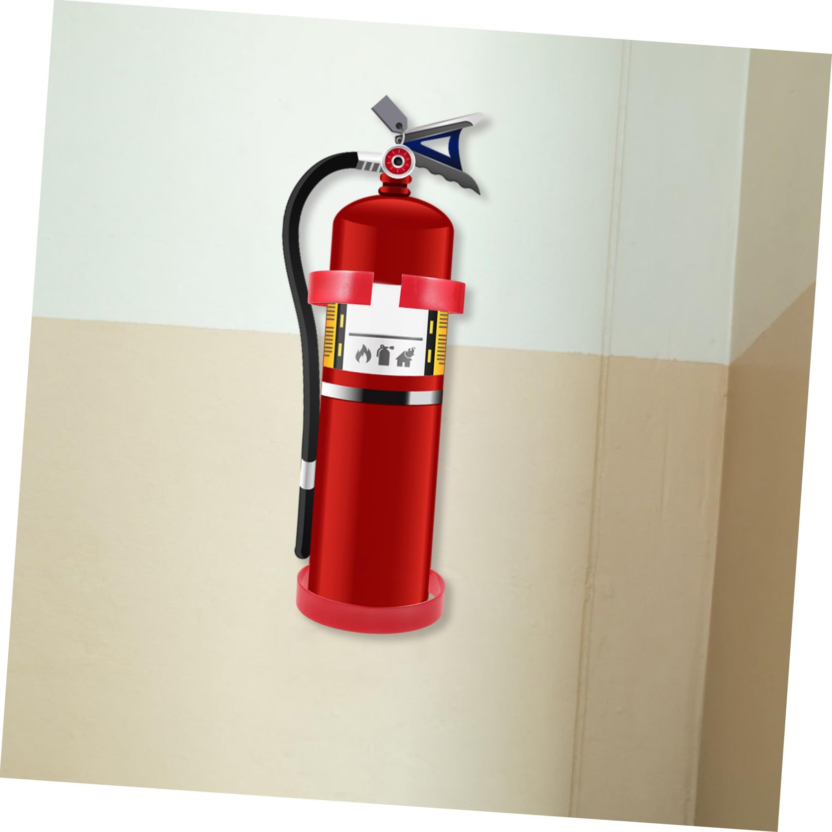 SEWACC Soporte Metálico Montaje en Pared de 5-6kg para Extintor de Incendios Fácil de Usar y Seguro Resistente de Hierro para Coche y Barco