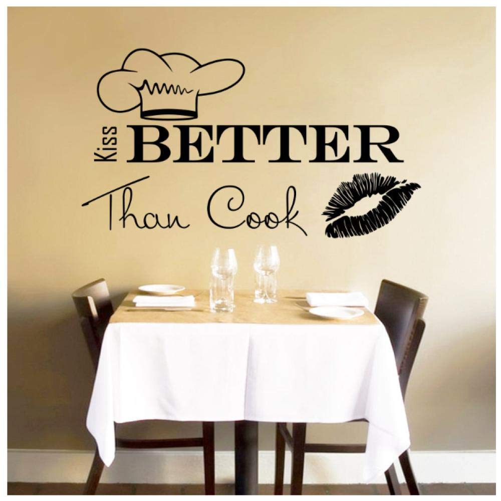 I Am More Pro-Kitchen Eco-Friendly Vinyl Waterproof Decals Removable Kitchen Wall Stickers 31X56Cm Than The Chef