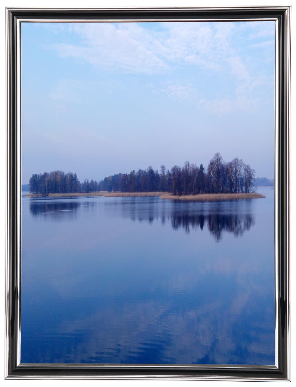 Aynoo 12x16 Picture Frame, Display Photos 12x16 Poster Frame, For Certificates, Awards, Medals and Photos Frame,Silver-Black,1Pack