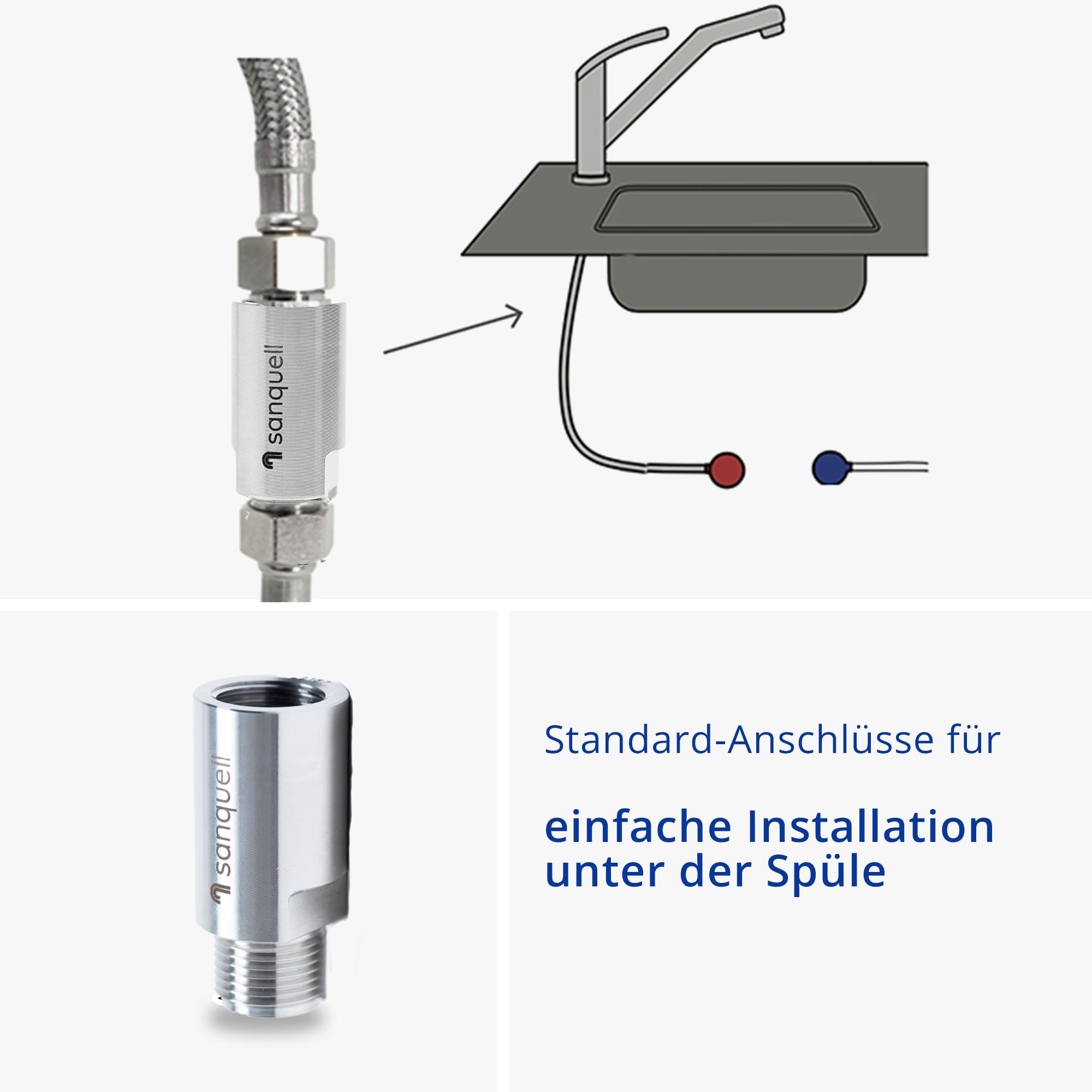 Wasserwirbler Levita aus Edelstahl | levitiertes Wasser zuhause | vitales, genussvolles Trinkwasser durch Mikro-Levitation