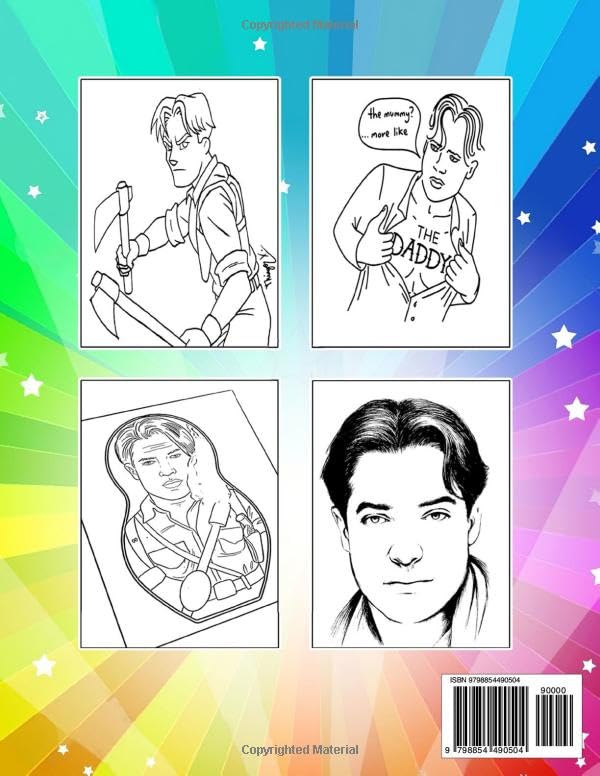Brendan Frase Coloring Book for Fan Men Teen Women Kid Student: A Jumbo Colouring for Kids Ages 4-7,8-12, Girls, and Adults | With +25 High Quality ... | Perfect Gift For Stress Relief And Unwind image 3