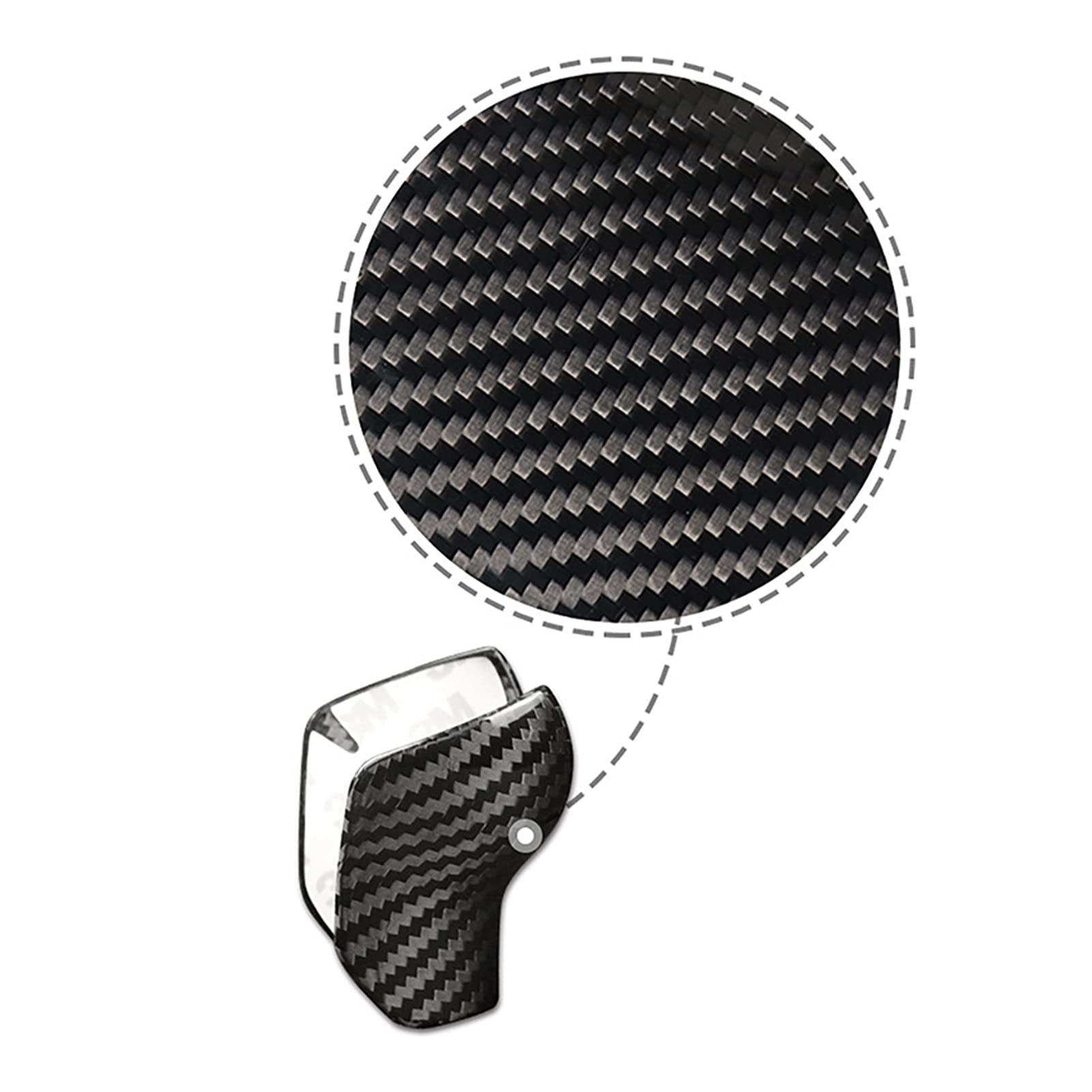 Pommeau De Levier De Vitesse Intérieur De Voiture, Accessoires En Fibre De Carbone Pour Porsche Macan, 718, 911, Panamera, Cayman, Boxster