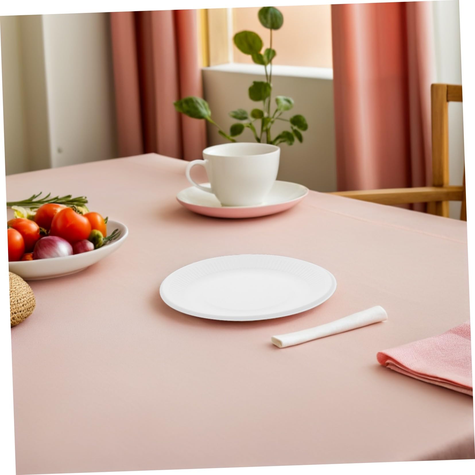 PACKOVE 200 Pezzi Piatti Usa e Getta Spessi Piatti Rotondi Resistenti per Dolci Antipasti e Snack per Feste e