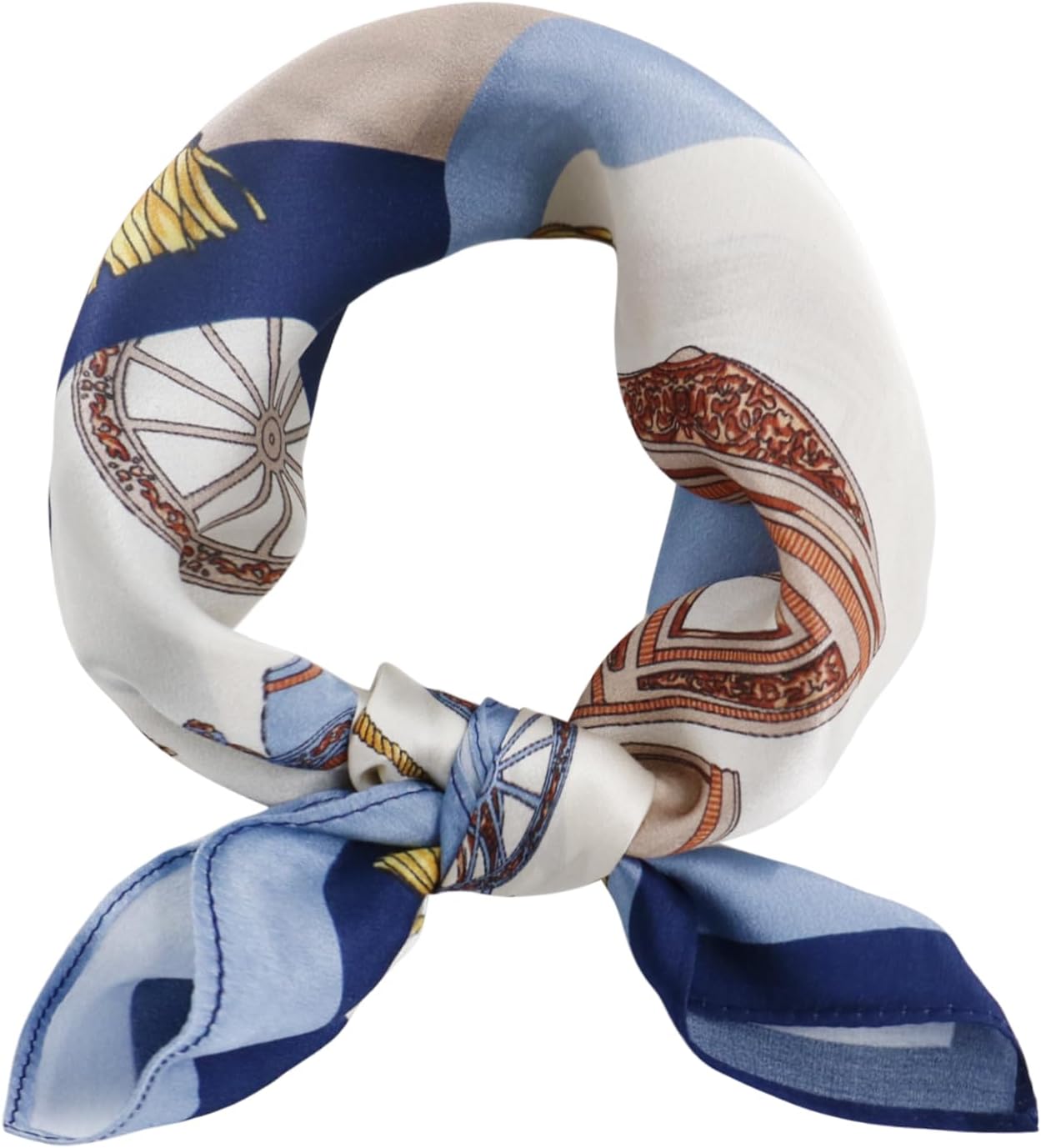 Ciormis 100% Mulberry Silk Scarf-Women's 21''/27''Square Silk Hair Head Scarf Neckerchief with Gift Packaged - Amazon product rated Grade A