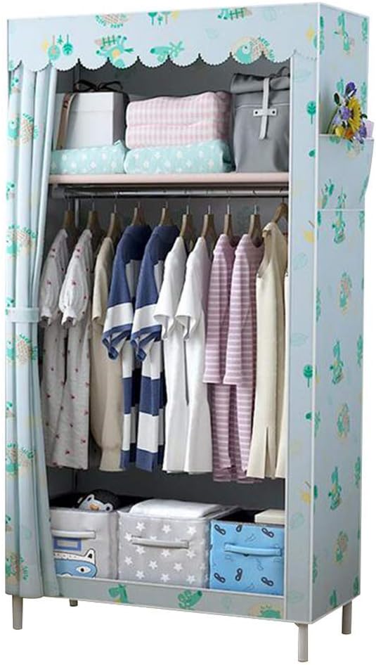 Cloth Wardrobe Clothes Closet, Portable Closet Wardrobe Storage Closet Standing Closet Fabric Cabinet Portable Wardrobe,D_70x45x150cm