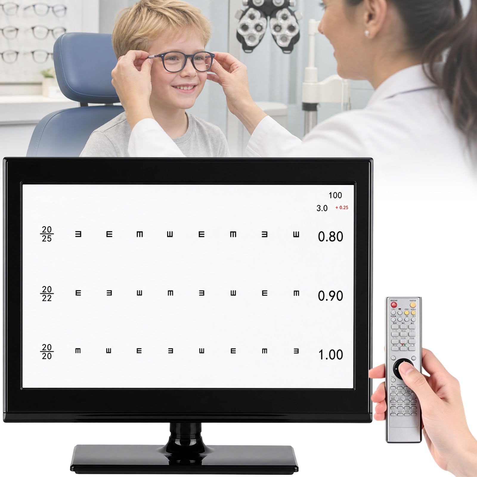 Digitale Elektronische Optische Sehtafel Mit LCD-Display 21.5in