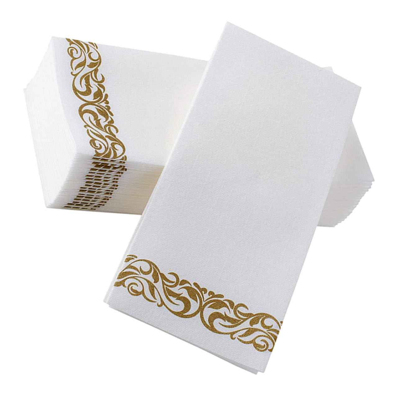50piezas Servilletas De Papel Decorativas Para Fiestas y Hogar Antipolvo Para Mesa Desechables Papel Higiénico Decorativo