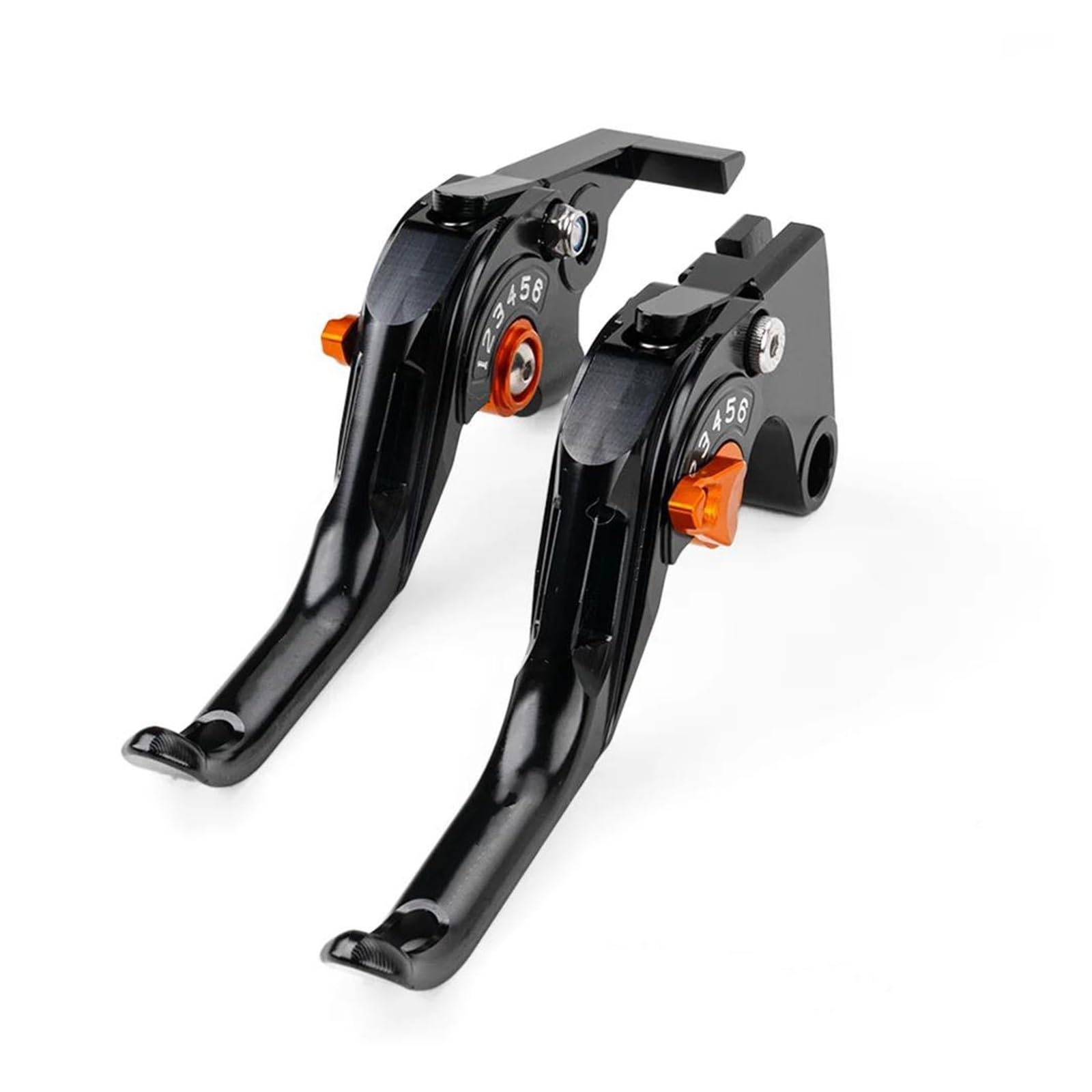 Usqbuzhhk Orange Brake Clutch Lever Motorcycle Adjustable Handlebar Brake Clutch Lever 2026 For Ninja 650 500 Z650 Z500(Orange)