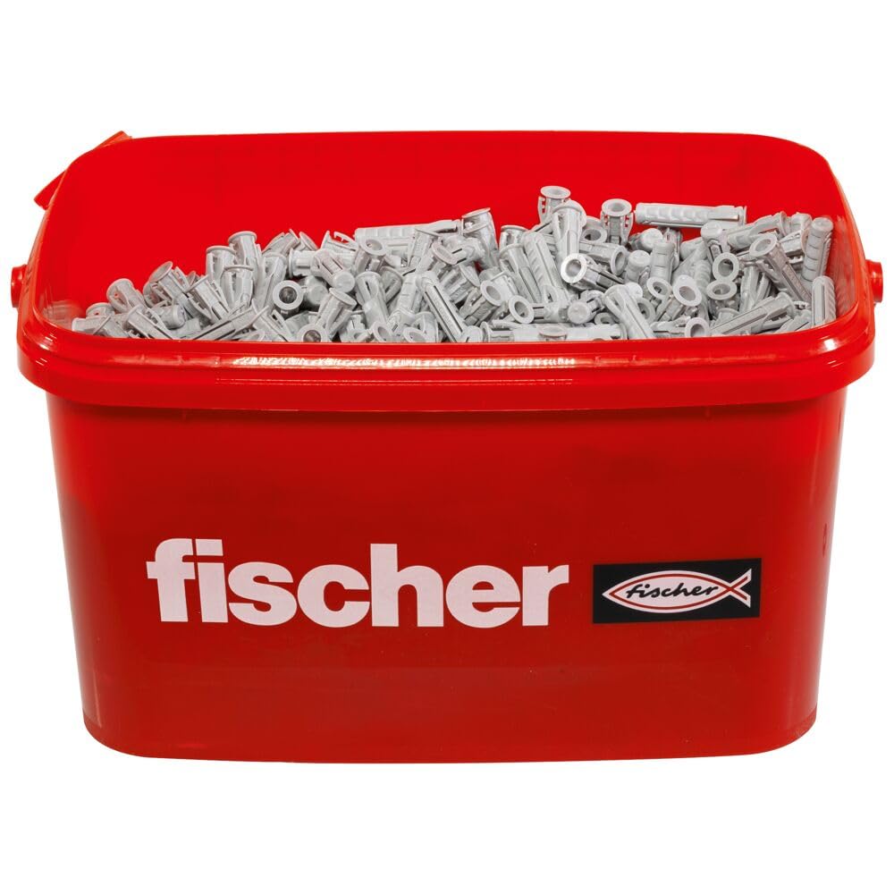 fischer - Seau de 1200 Chevilles SX Plus 8x40, bi-matière et Multi-matériaux