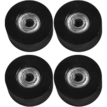 4PCS Rowing Machine Seat Rollers Replacement Cushion Moving Rollers with Steel Bearings for Water Resistance Rowers,Black 45x21x8mm