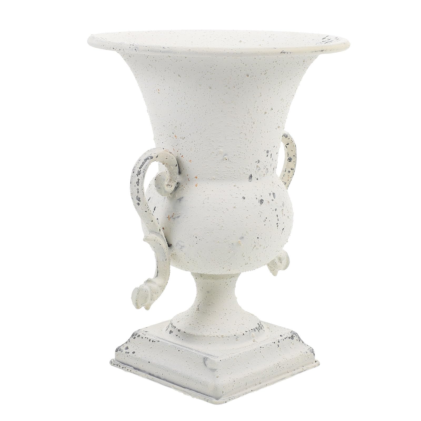 Pot de fleurs en fer blanc léger et résistant KICHOUSE style vintage