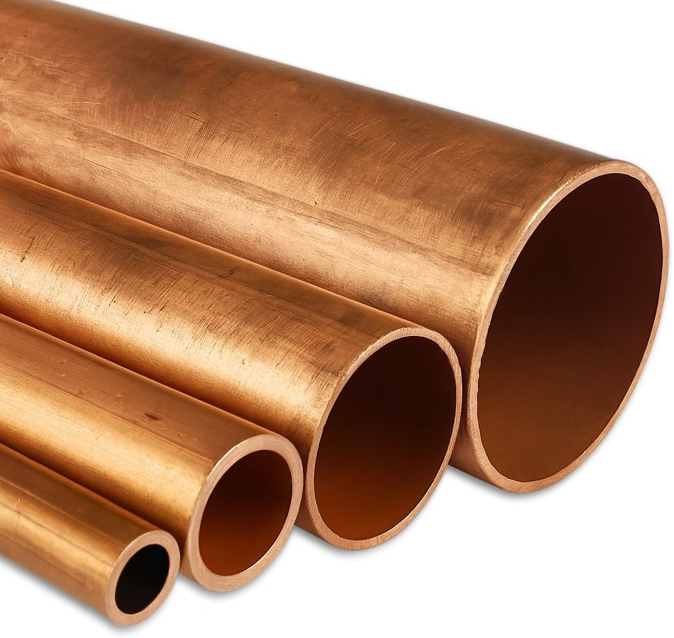 Tubo in rame 22 mm per acqua/gas - 1 metro