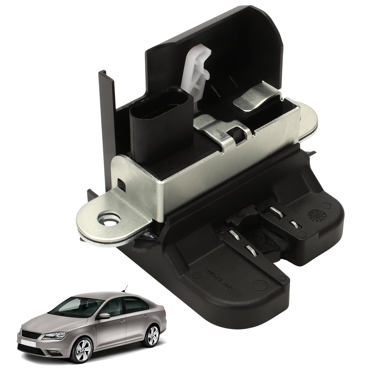 Effitnee Rear Tailgate Boot Lock Latch Actuator 1T0827505H for Golf MK5 MK6 Touran Passat B6 B7 Polo 6r Seat Altea Leon 5K0827505A Trunk Lid Liftgate