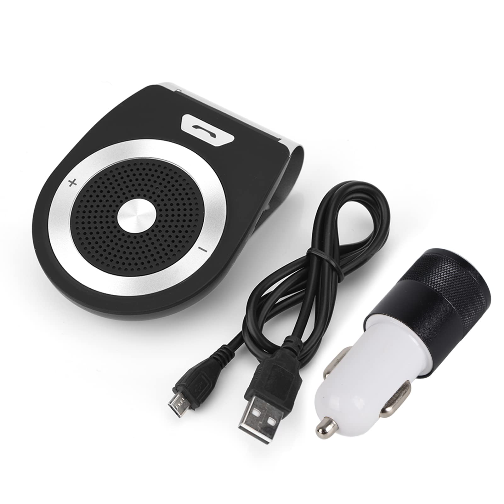 Vivavoce Bluetooth per Auto, Kit Intelligente Senza Fili con Clip, Visiera di Supporto Doppia Connessione Vocale, Nuova Generazione per Chiamate