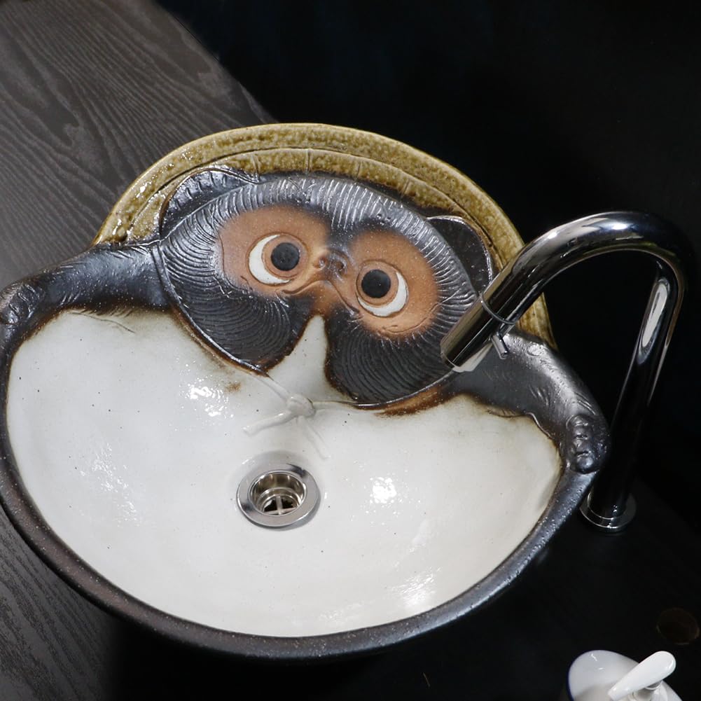 ◼️備前焼 筆洗い◼️珍品 狸 ◼️備前焼 筆洗い◼️珍品 狸 【公式通販】